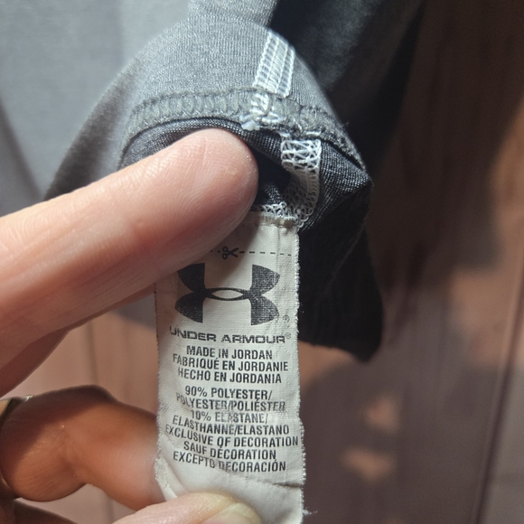 Under Armour Men's Gray Heat Hear Performance Shirt Medium - Picture 6 of 8